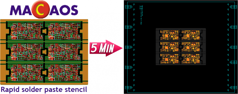 Macaos rapid solder paste stencil