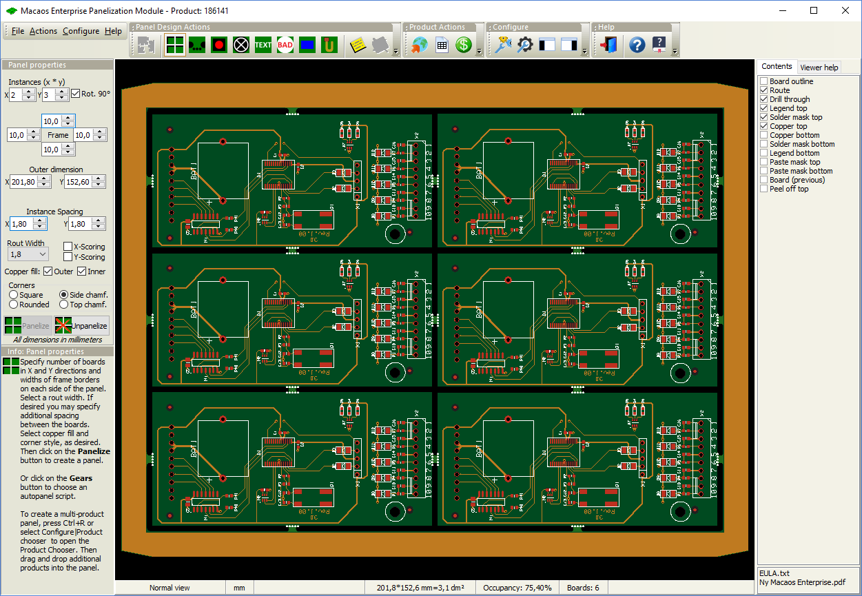 Panelization module